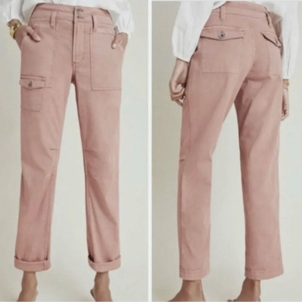 Anthropologie Wanderer Cargo Pants Women’s Size‎ 28 Pink